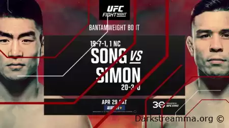 UFC Fight Night или Vegas 72 - Сонг VS Симон онлайн трансляция