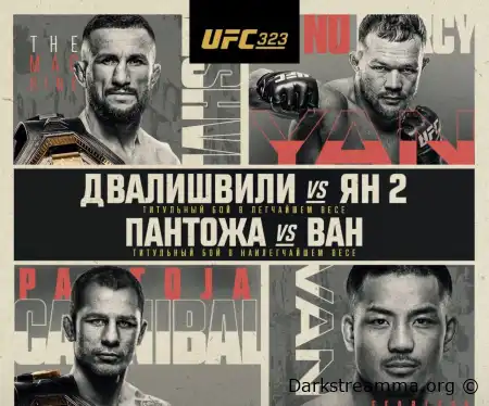 UFC 323 Мераб Двалишвили — Петр Ян прямая трансляция смотреть онлайн бесплатно